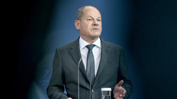 Bundeskanzler Scholz spricht zur Energiepolitik