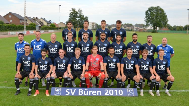 Die 1. Mannschaft des SV Büren, Kreisliga A, Saison 2022/2023.