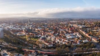 Luftbild Osnabrück Innenstadt
