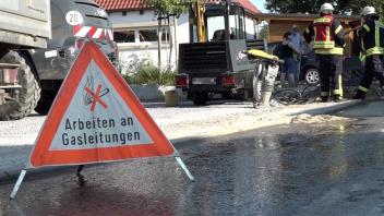 Gasleitung in Melle bei Baggerarbeiten beschädigt