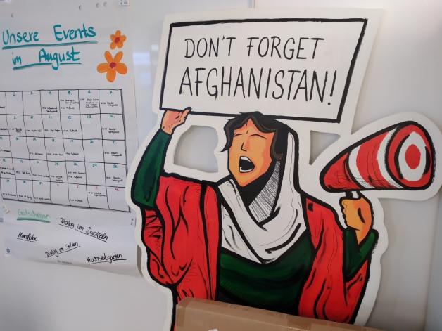 Vergesst nicht Afghanistan fordert Kultur Grenzenlos - denn dort sind viele Menschen in Gefahr. 