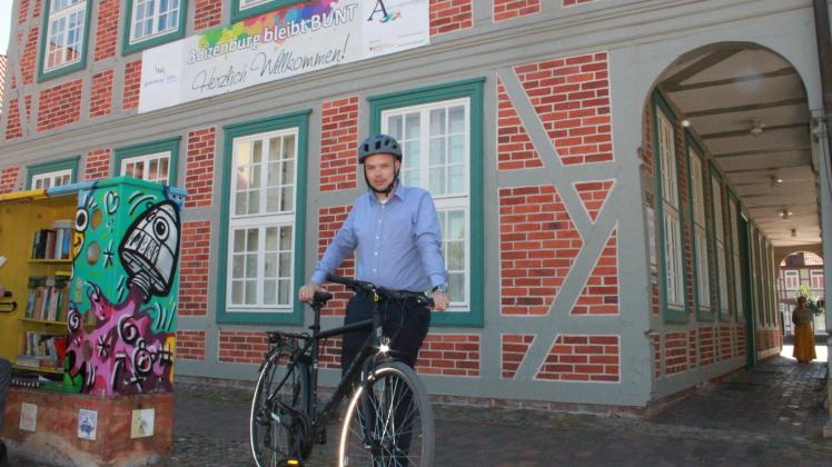 Als passionierter Radfahrer freut sich Bürgermeister Rico Reichelt auf das Projekt Stadtradeln.