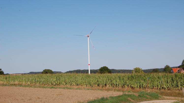 Das Windrad in Belm-Haltern der Depo GmbH hat eine Nabenhöhe von 143 Metern und kann rund 1700 Haushalte mit Energie versorgen.