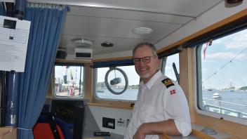 Thomas Polawski arbeitet als Volunteer auf dem dänischen Küstenschutzschiff „Aldebaran“.
