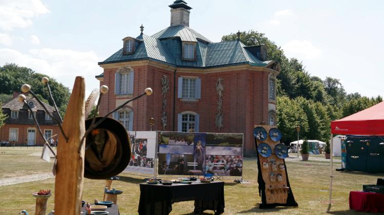 Zwei Tage lang ging es beim Schloss Clemenswerth in Sögel bei „ParkArt“ um die Kunst.