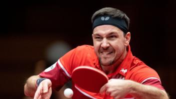 ARCHIV - Tischtennis-Star Timo Boll will bei der Heim-EM glänzen. Foto: Marius Becker/dpa