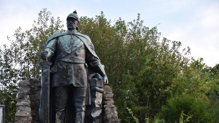 Bismarck-Statue auf dem Aschberg im Naturpark Hüttener Berge