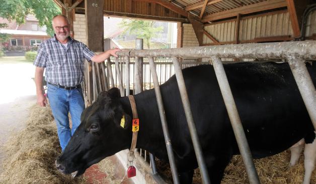 The president of Emsland Landvolk, Georg Meiners, calls on his colleagues to insure themselves against the consequences of, for example, a swine fever epidemic.