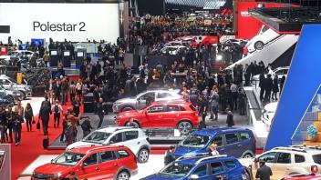 ARCHIV - Der traditionsreiche Genfer Autosalon findet auch 2023 nicht statt. Foto: Uli Deck/dpa