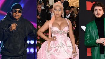 ARCHIV - LL Cool J (l-r), Nicki Minaj und Jack Harlow geben dieses Jahr bei den MTV Video Music Awards den Ton an. Foto: Uncredited/AP/dpa