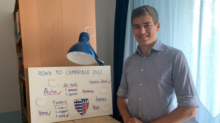 Hat keine Punkte liegengelassen und will ab Oktober in Cambridge studieren: Niedersachsens bester Abiturient Brian Bo Lakämper.