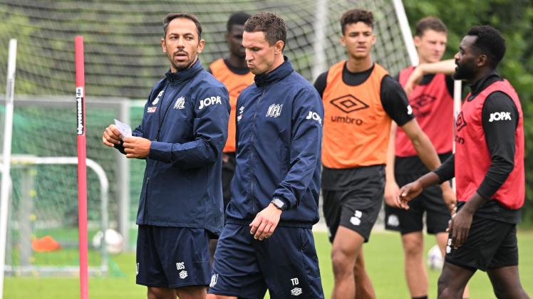 Training VFL Osnabrück Donnerstag ohne Trainer Daniel Scherning