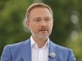 Christian Lindner, Deutscher Bundesminister für Finanzen, Deutschland, Berlin, ARD-Sommerinterview mit Christian Lindne