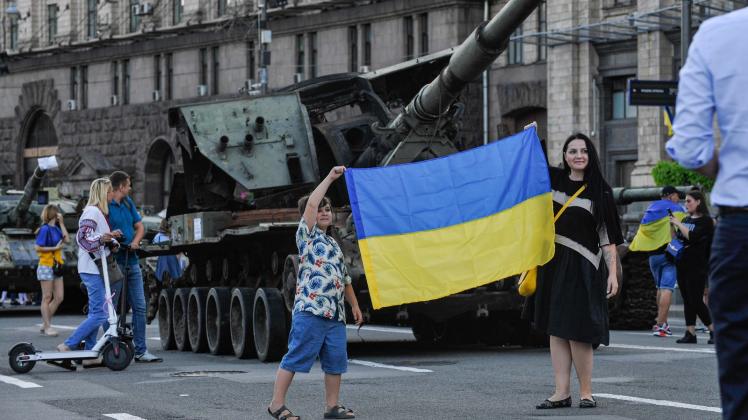 Unabhängigkeitstag in Kiew
