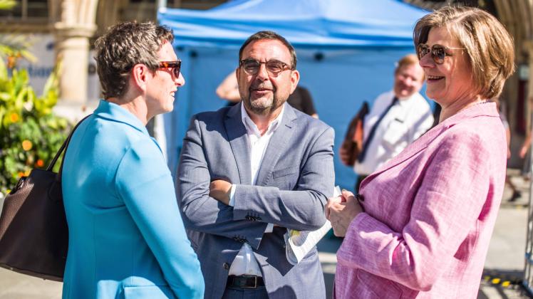 August 23, 2022, Munich, Bavaria, Germany: Under the motto of Na Sicher , the Bavarian Health Minister Klaus Holetschek