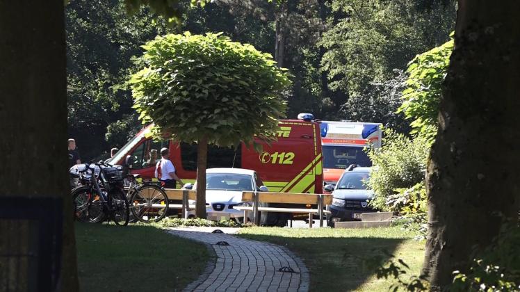 Bei einem Fettbrand in Küche der Privaten Schulen Krüger in Lotte-Wersen sind am Donnerstagvormittag zwei Personen leicht verletzt worden. 