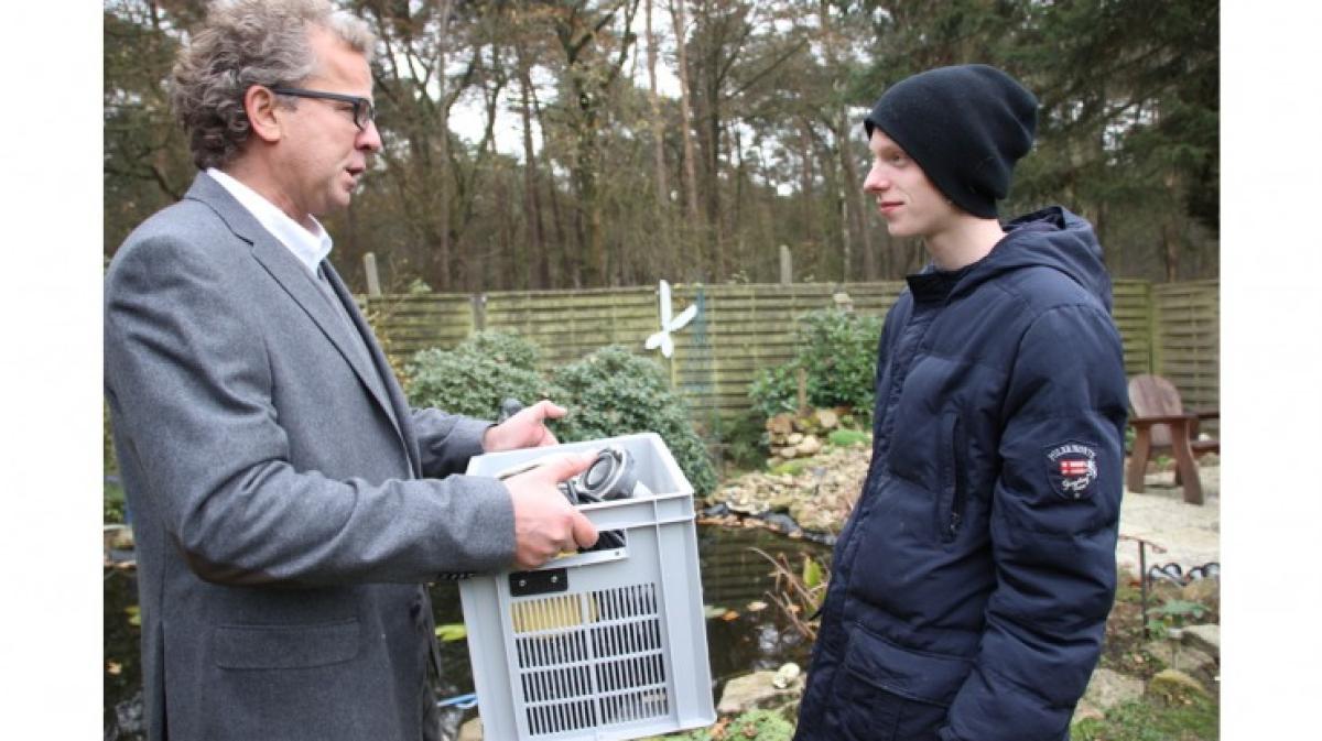 Teich in Meppen abgepumpt