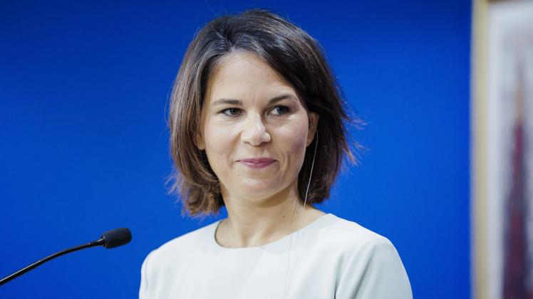 Annalena Baerbock (Buendnis 90/Die Gruenen), Bundesaussenministerin.Rabat, 25.08.2022 Rabat Marokko *** Annalena Baerbo