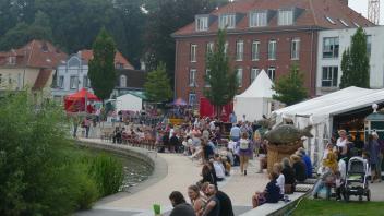 Der Besucherandrang beim Karpfenfest in Reinfeld war gut. 