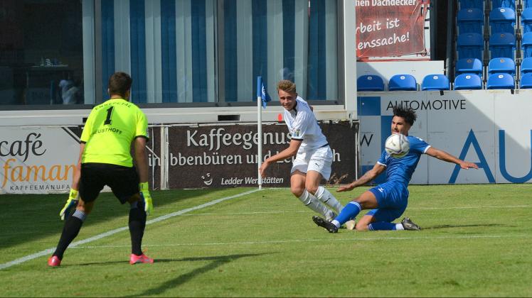 Niklas Determann und die Sportfreunde Lotte bezogen am Samstagnachmittag eine bittere 1:2-Niederlage bei der U21 des SC Paderborn.