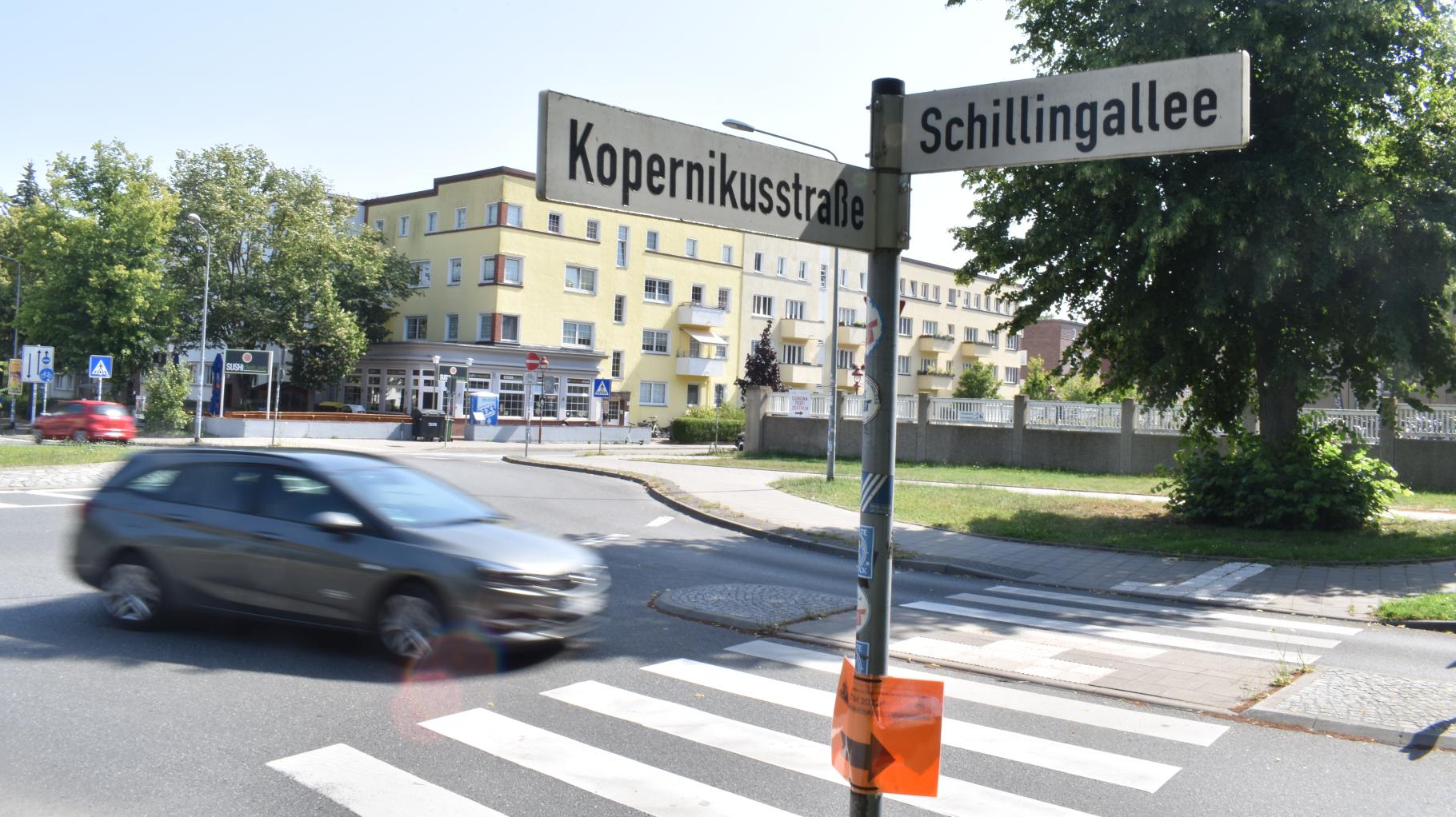 Vollsperrung der Schillingallee in Rostock wird ab Mittwoch erweitert