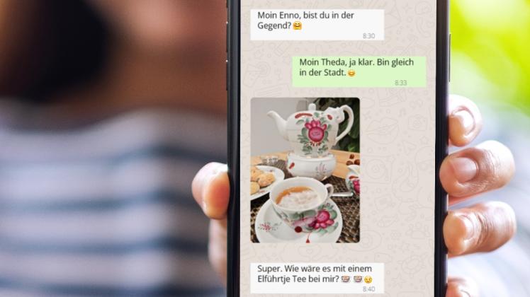 Die Teetasse mit der Ostfriesischen Rose soll nach Wunsch der Ostfriesland Tourismus GmbH (OTG) zukünftig als Emoji in den sozialen Medien verfügbar sein.