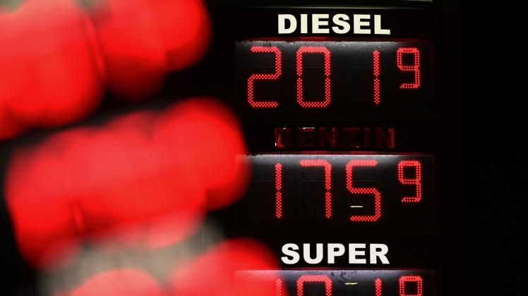 Benzinpreise vor dem Ende des Tankrabatts