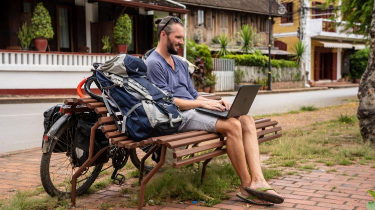 Neuer Lebensstil als Digital-Nomade: Christopher Fritze hat seine optimale Work-Life-Balance gefunden.