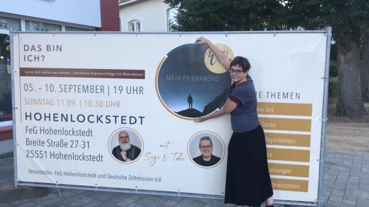 Simone Demsky lädt zu einem Veranstaltungsreigen nach Hohenlockstedt ein.