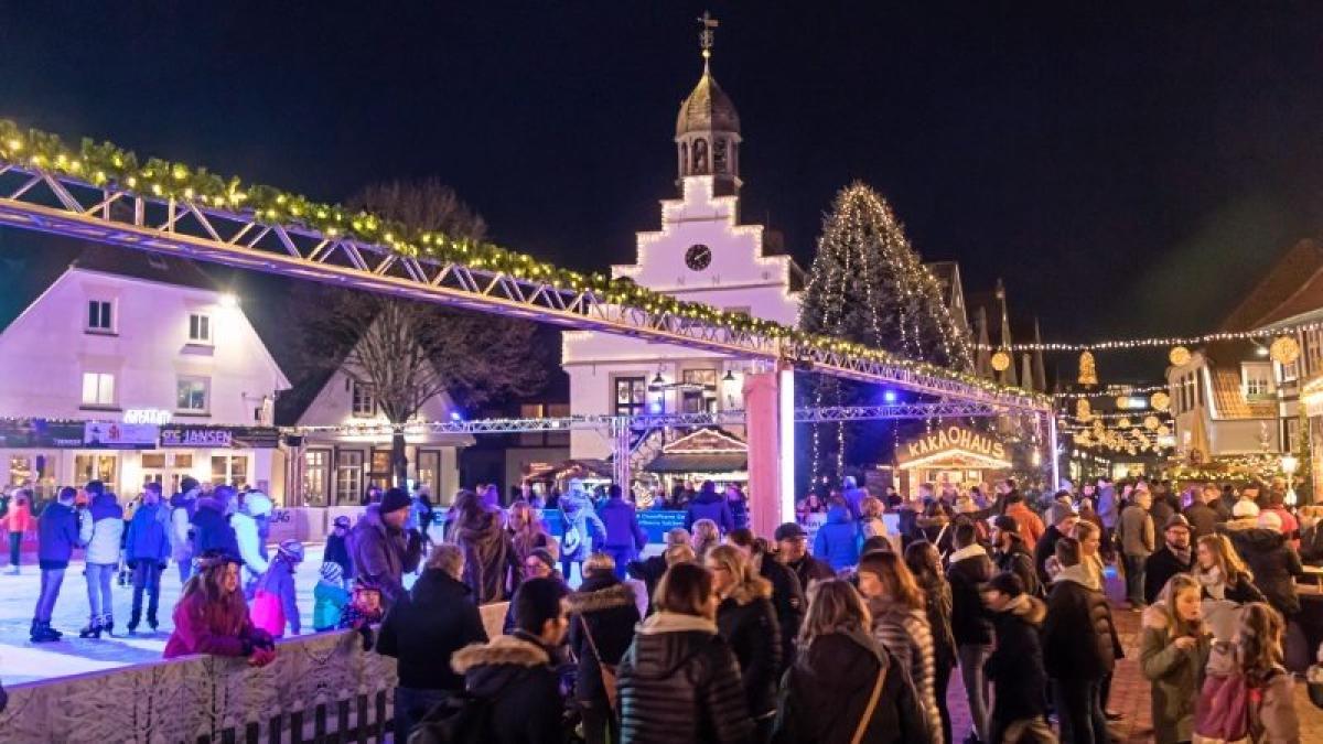 So schön ist der Weihnachtsmarkt in Lingen 2017 SHZ