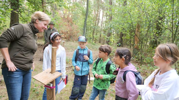 Schätzfrage: hier musste die Wassertemperatur erfühlt werden. Die Schüler lagen nur zwei Grad neben der richtigen Temperatur.
