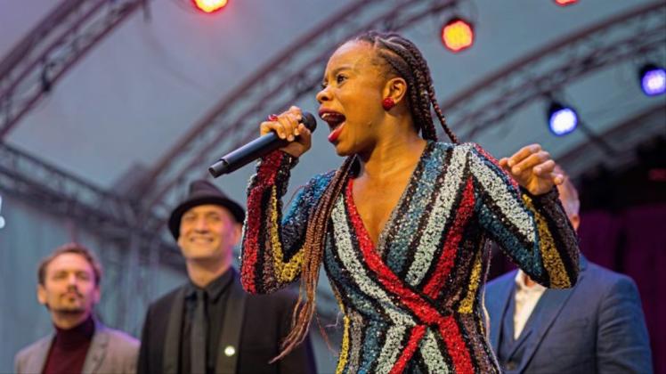 Pfingstgala &quot;Musical meets Pop&quot; mit den Stars aus der Musicalszene. Hier Kristina Love. 