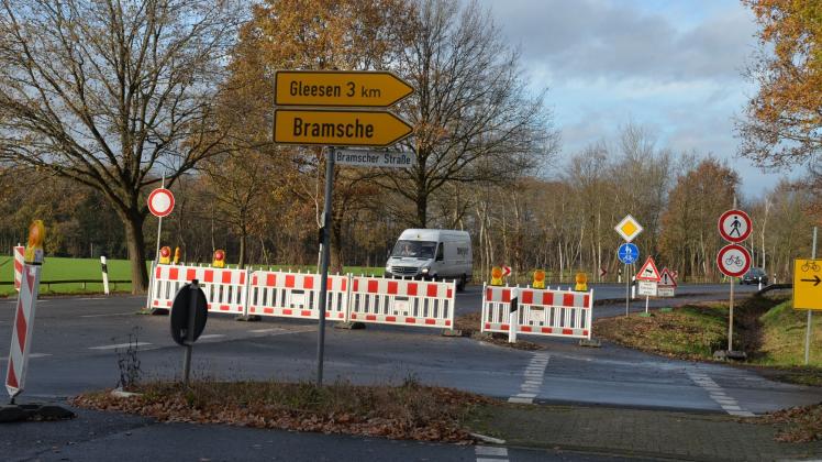 Im Dezember 2020 war der Bauabschnitt bis zur Kreuzung B70/Bramscher Straße/Uhlenweg fertiggestellt. Ab dort geht es jetzt am 7. September weiter Richtung Süden. 