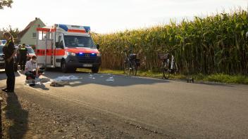 Radunfall Melle - Radfahrer schwer verletzt - 02.09.2022