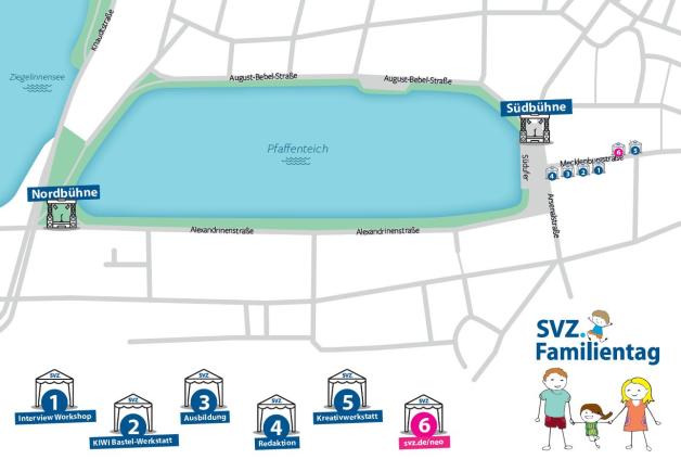 Der SVZ.Familientag findet am 11. September rund um den Pfaffenteich statt. Der SVZ.Familientag findet am 11. September rund um den Pfaffenteich statt.