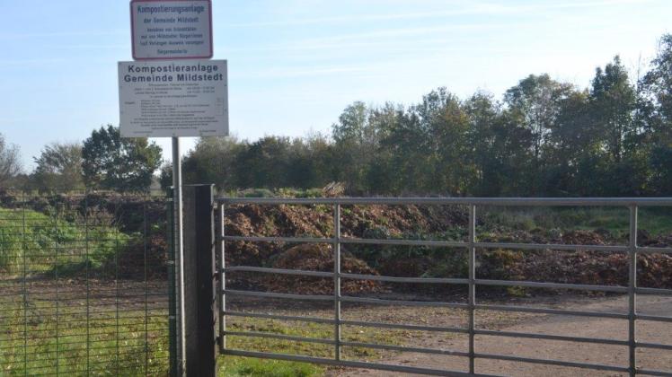author Grünabfalldeponie am Luruper Weg in Mildstedt: Dort wird ein Gewerbegebiet entstehen