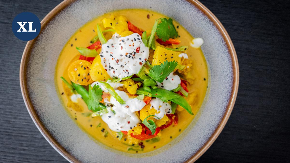 Rezept mit Paprika Schnelles Curry mit Gemüse und Kokosmilch SHZ