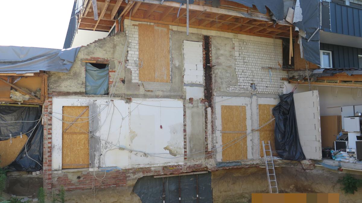 Haus Vibriert Durch Bauarbeiten