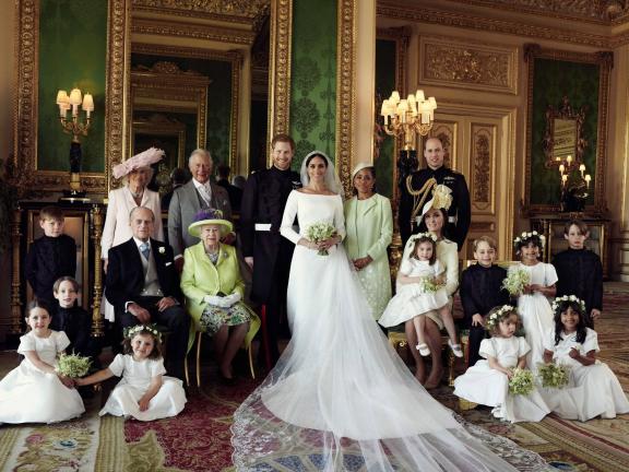 Mariage de Meghan Markle et du Prince Harry Photo officielle des maries Marriage of Meghan Markle