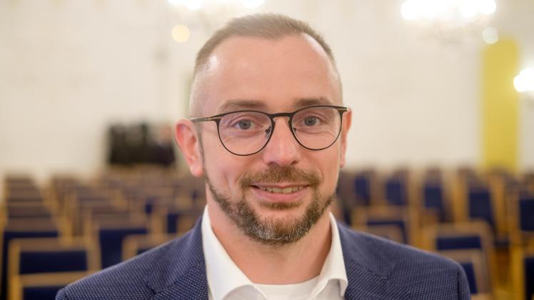 Landesinnungsmeister Jörg Kibellus will auf den Chefsessel des Rostocker Rathauses.