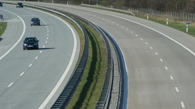 Autobahn A19 nach Unfall