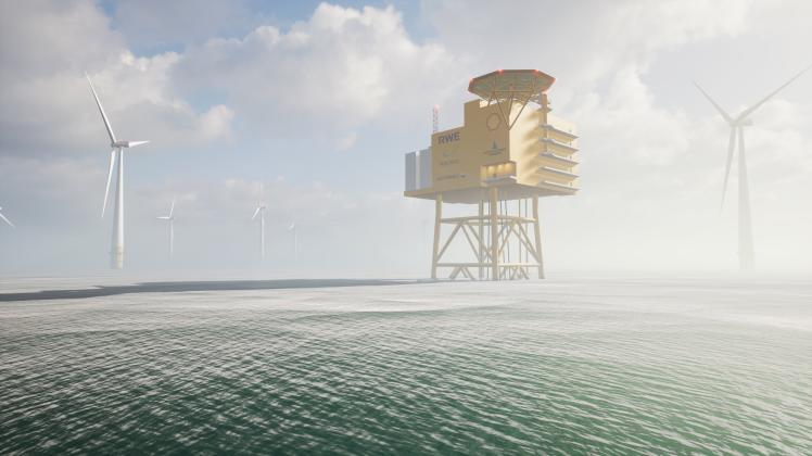 Windanlagen zur Wasserstoffproduktion in der Nordsee