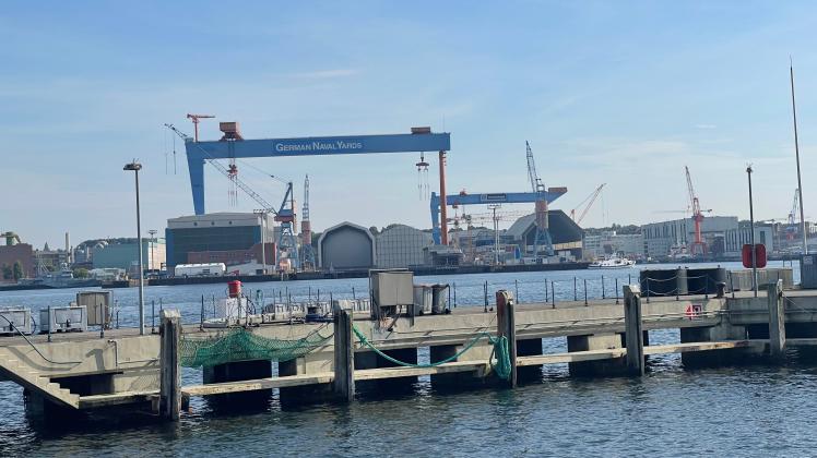 Die Kieler Werften könnten vom Sondervermögen profitieren.