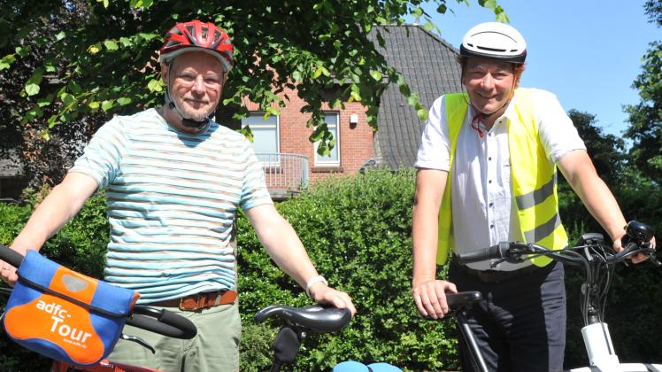 Leidenschaftlich für die Belange für Radfahrer in Papenburg setzen sich Thomas Witolla (links) und Andreas Wotte ein.