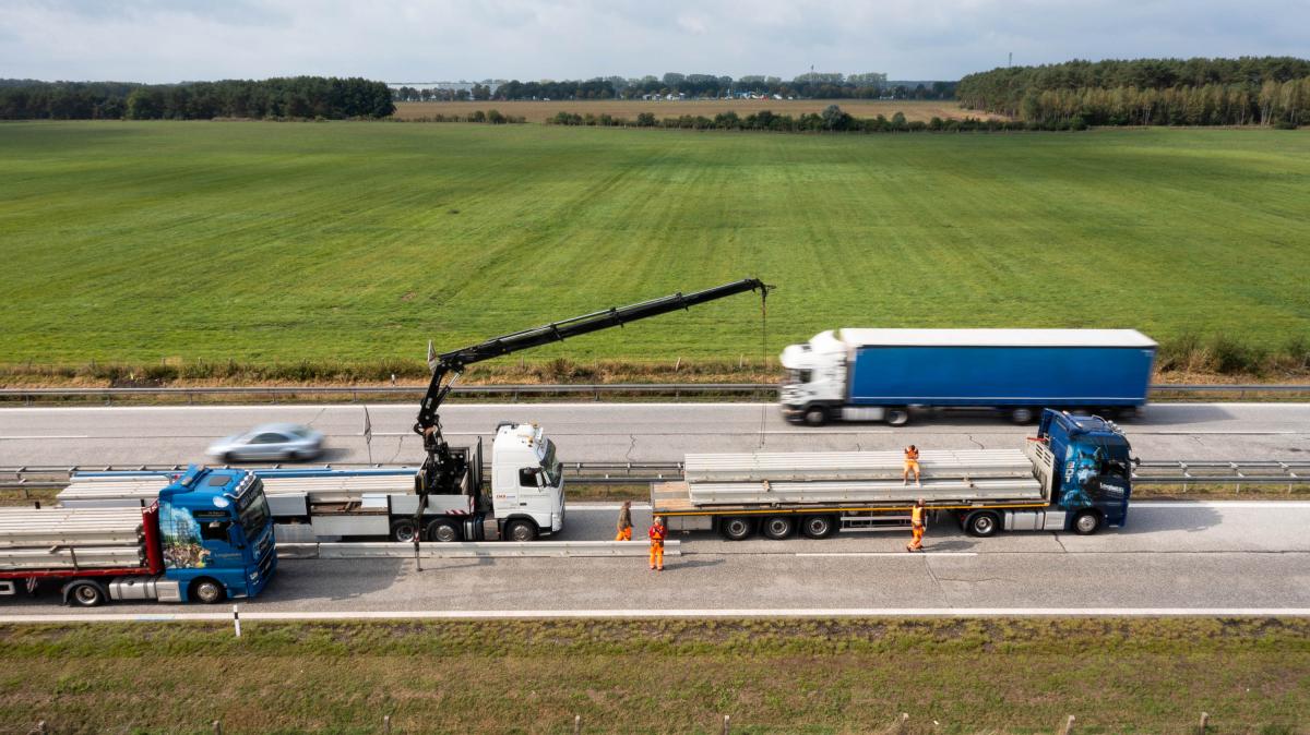 Vollsperrung auf der A14 bei Schwerin: Bund baut Zubringer | NNN