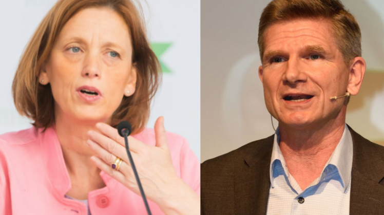 Bildungsministerin Karin Prien (links) und Ex-Gesundheitsminister Heiner Garg (FDP) kritisieren Karl Lauterbach scharf. 