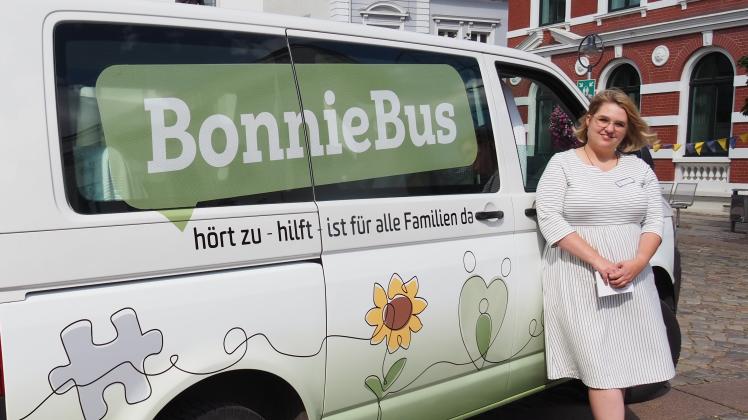 Cora Undine Dahm und ihr Bonnie-Bus