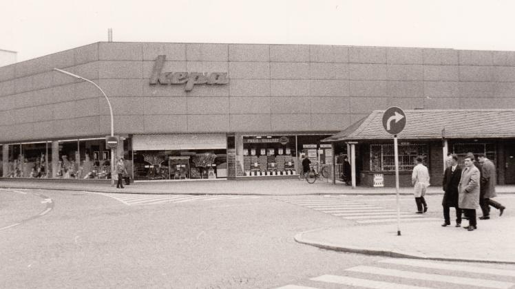 Es bestand von 1962 bis 1977: das Kaufhaus Kepa am Marktplatz im Januar 1967.