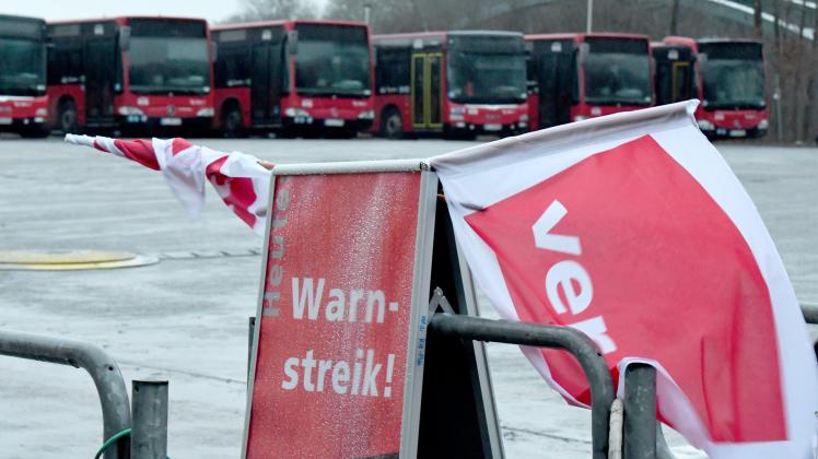 Warnstreiks im öffentlichen Nahverkehr in Schleswig-Holstein