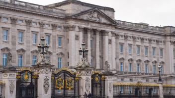 March 11, 2021, London, London, United Kingdom: An exterior view of Buckingham Palace in London. London United Kingdom -